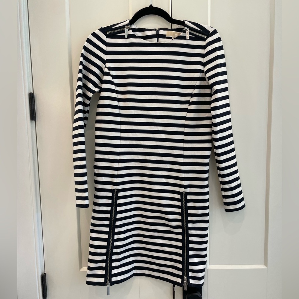 Michael Kors Striped Work Dress